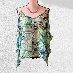 Strappy Cold Shoulder Top